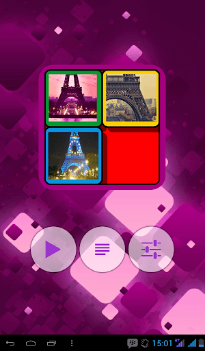 Eiffel Tower Sliding Puzzle