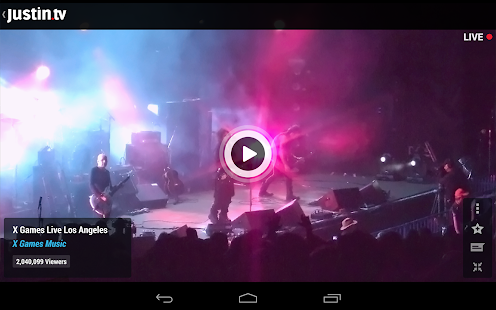 Justin.tv - screenshot thumbnail