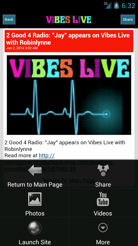 Vibes-Live - screenshot