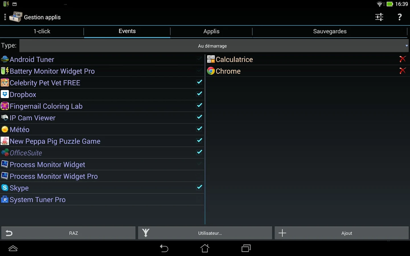  System Tuner Pro- หน้าจอ 