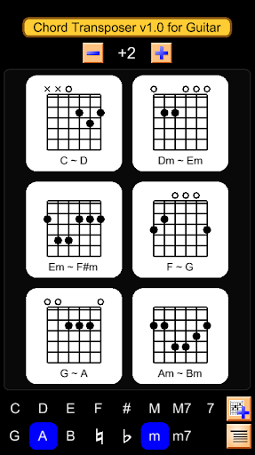 Guitar Chord Transposer