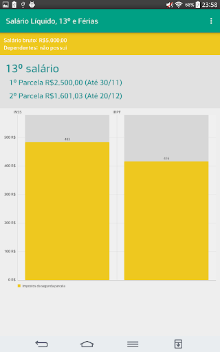 【免費財經App】Salário Líquido, 13º e Férias-APP點子