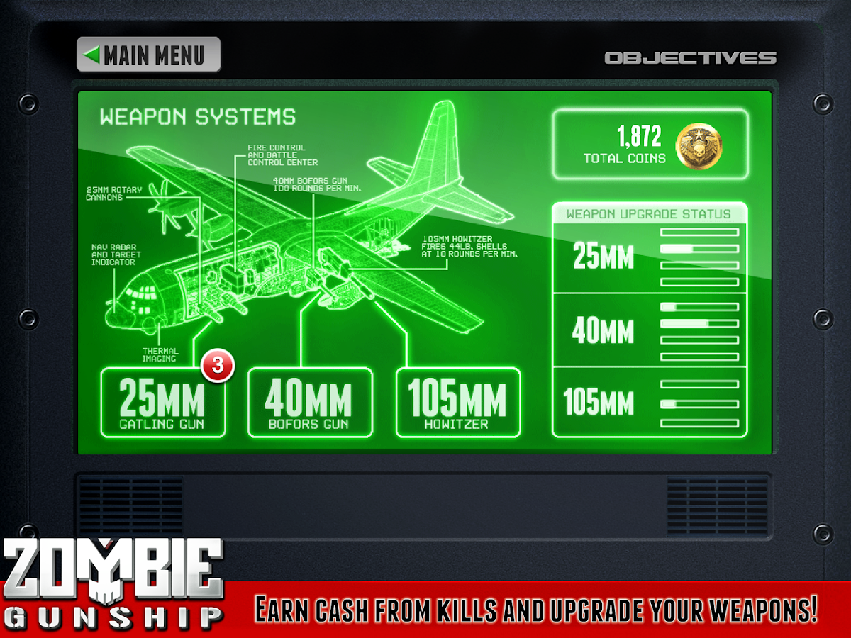 Zombie Gunship Free: Gun Dead - screenshot