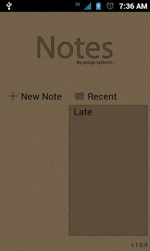 Notes - Text Editor