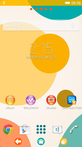 Xperia™ theme CircleVaganza