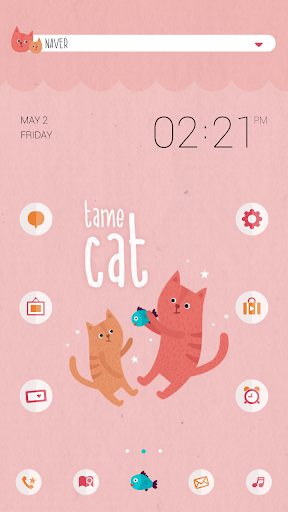 Tame cat dodol launcher theme