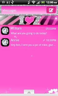 How to mod Diamond Heart Theme for GO SMS 1 mod apk for android