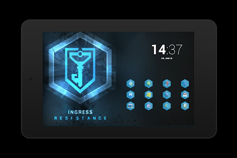 Ingress Blue Icons