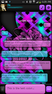 Lastest GO SMS - Skull Swirl 2 APK for PC