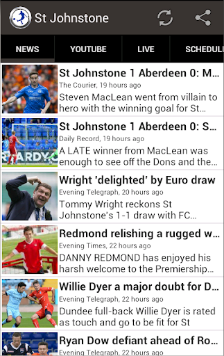 St Johnstone FC Fan App