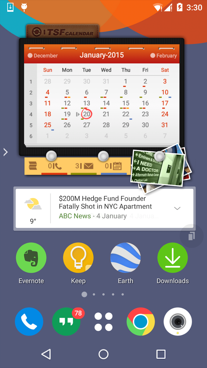 TSF Shell Colorful Theme Screen 2