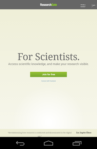 【免費教育App】ResearchGate App-APP點子