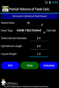 Volume of Tank Calculator - náhled