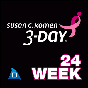 Susan G. Komen 3-Day 24-Week logo