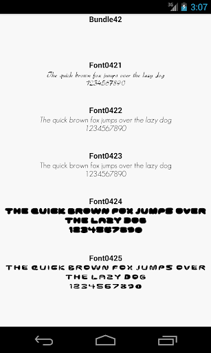 Fonts for FlipFont 42