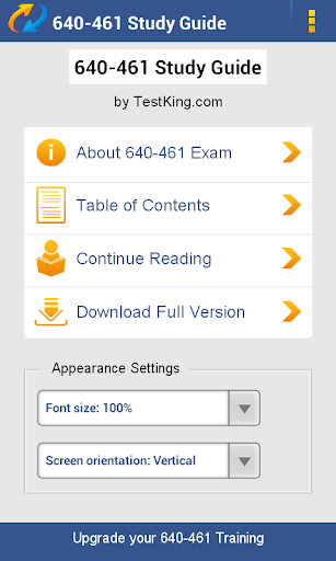 【免費教育App】Cisco 640-461 Study Guide Demo-APP點子