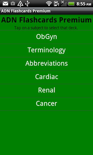 ADN Flashcards Premium