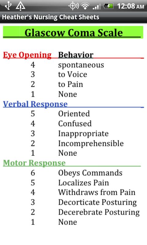 Heathers Nursing Cheat Sheets Screen 3