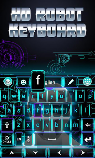 HD Robot GO Keyboard Theme