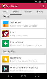 Easy Square - icon pack - screenshot thumbnail