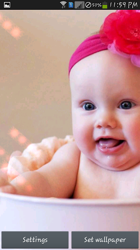 Cute Baby HD Live Wallpaper