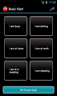 Free Download Busy Alert APK for Android