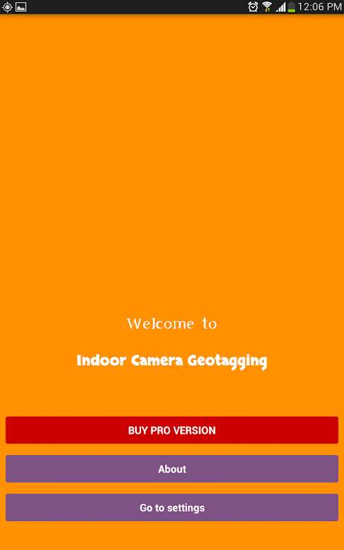 Android application Indoor GeoTag Pro screenshort