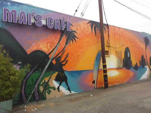 Hawaiian Sunset Mural Portal In Pierpont Bay California United States 