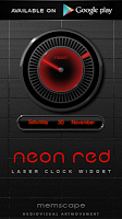 NEON RED Poweramp skin APK صورة لقطة الشاشة #6