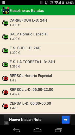 【免費交通運輸App】Gasolineras Baratas-APP點子