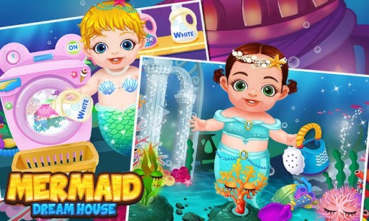 How to download Mermaid Babies Fun House Clean 1.0 mod apk for bluestacks