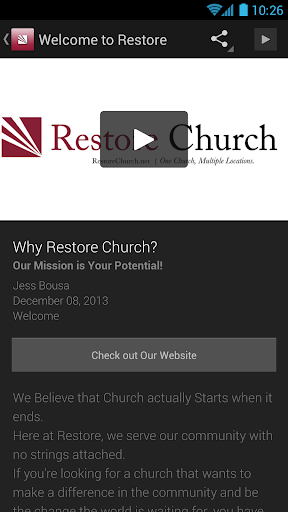 【免費生活App】Restore Church-APP點子