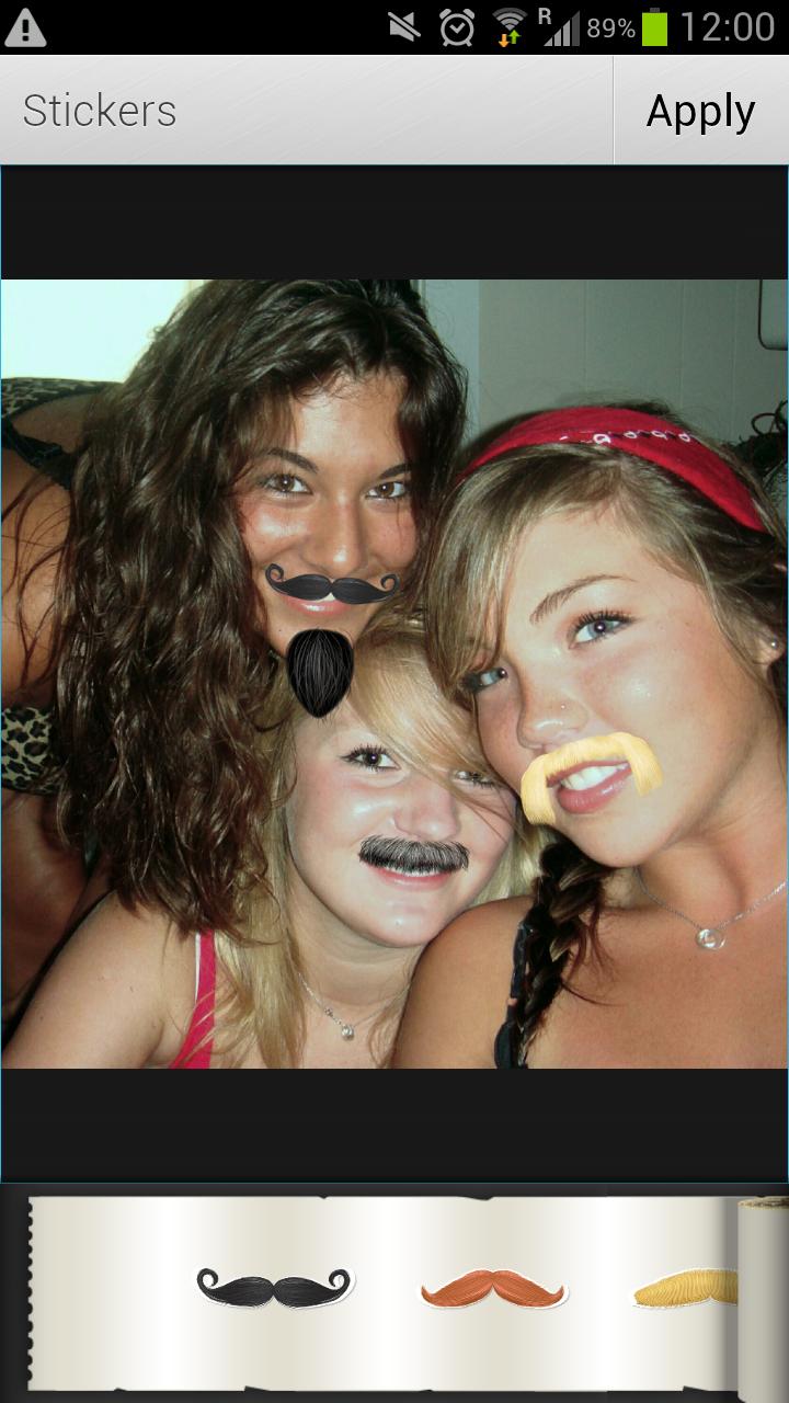 Aviary Stickers: Mustaches Screen 1