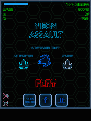 【免費街機App】Neon Assault-APP點子