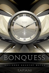 BONQUESS Designer Clock Widget - náhled