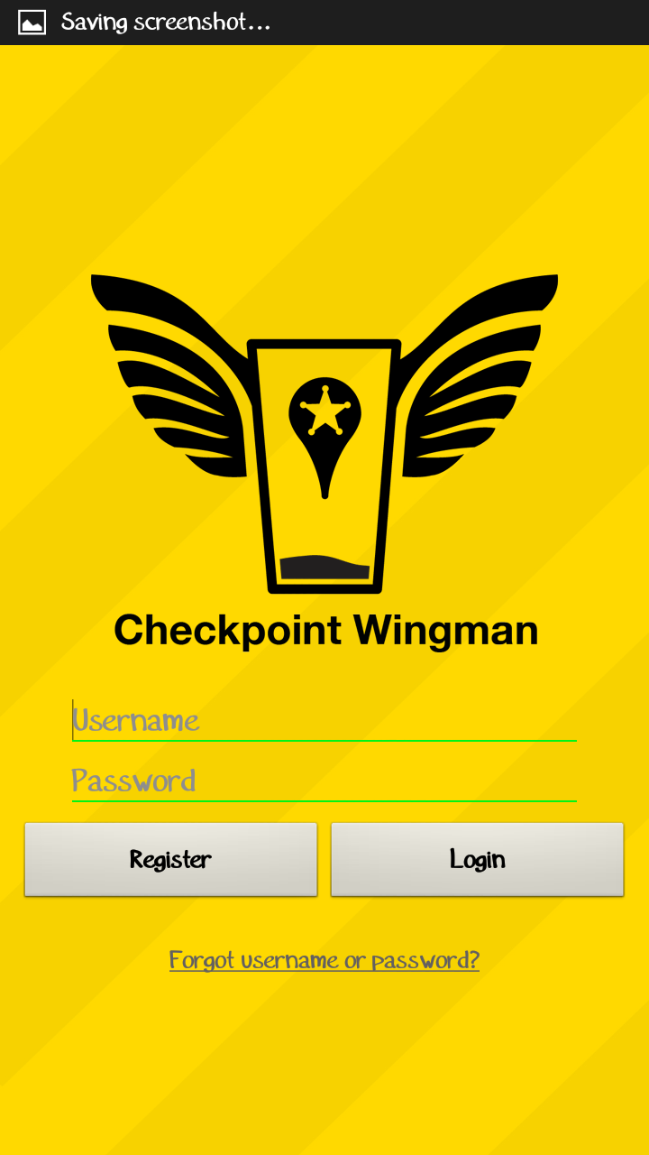 Checkpoint Wingman Screen 1
