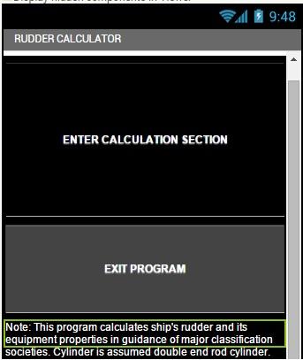 Boat Rudder Calculations