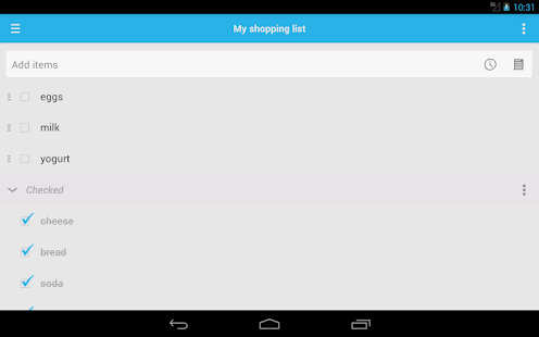 Shopping List Screenshots 7