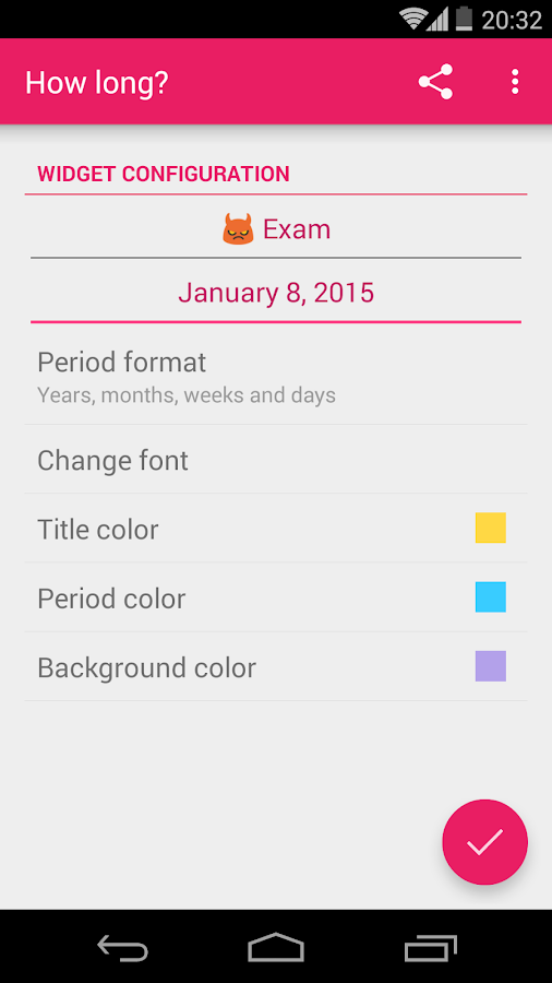 How Long Widget Time Counter Android Apps on Google Play