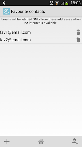 Offline email client