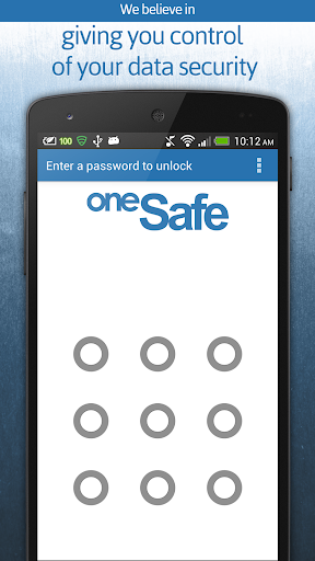 oneSafe password manager