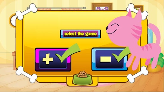 Cat Feed Number and Math Game Screenshots 2