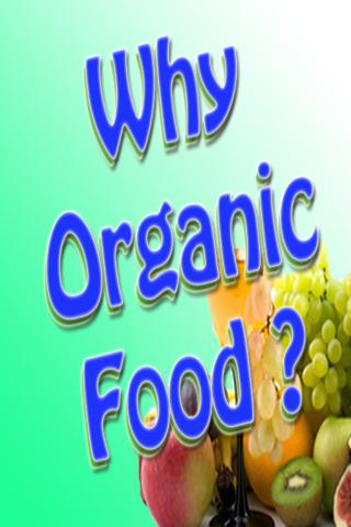 Why Organic Food