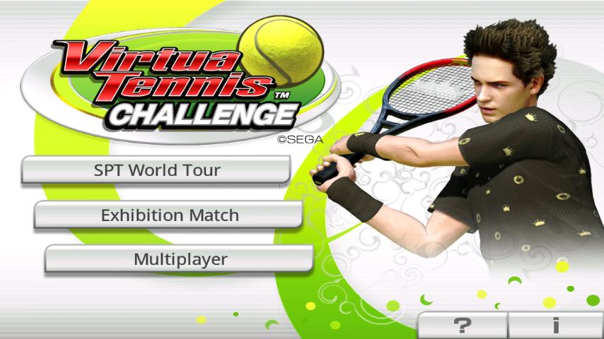Android application Virtua Tennis™ Challenge screenshort