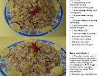 Resep Makanan Nasi Goreng Memakai Bahasa Inggris