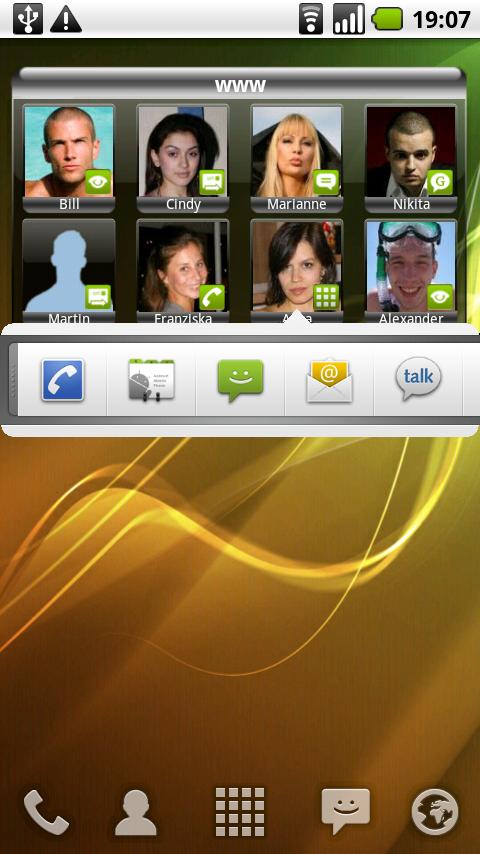 Contact Widget Screen 2