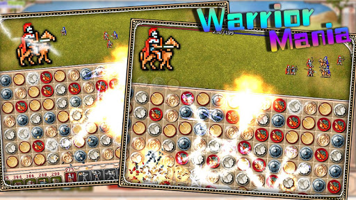 Warrior Mania - match 3 game