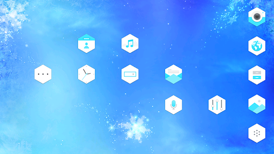 How to download Frozen Snowflakes_ATOM theme 1.2 apk for bluestacks