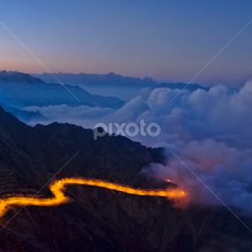 Al Hada Road by Jojie Canezal - Landscapes Mountains & Hills