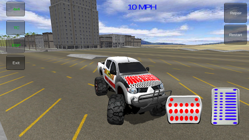 【免費賽車遊戲App】4x4的怪物卡車3D-APP點子